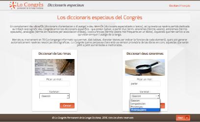 Dictionnaires spéciaux du Congrès