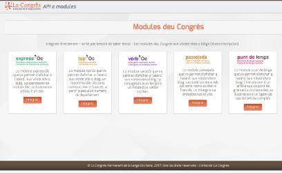Modules deu Congrès