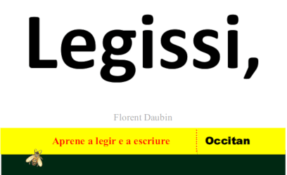 Legissi, Escrivi