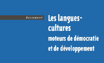 Les langues-cultures moteurs de démocratie et de développement