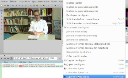 Sous-titrer en occitan.