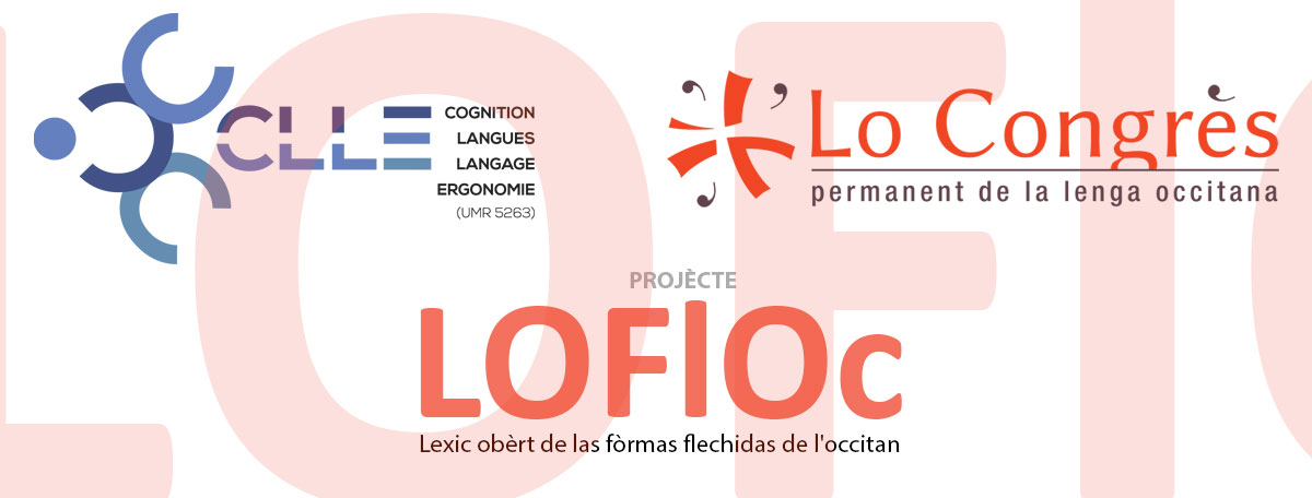 Lexic obèrt de las fòrmas flechidas de l'occitan Lexic obèrt de las fòrmas flechidas de l'occitan