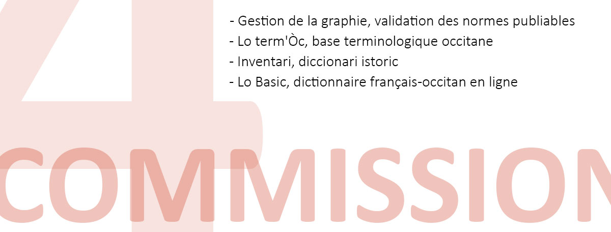 Le congrès de la langue occitane - Les commissions du conseil linguistique