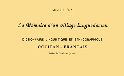 Diccionari occitan-francÃ©s lingÃ¼istic e etnografic deu parlar de Gruissan