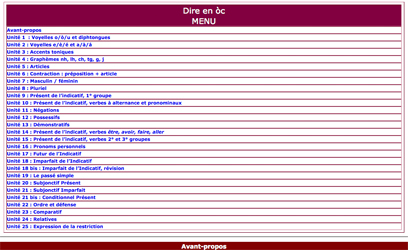 Exercicis de gramatica del CRDP de MontpelhiÃ¨r